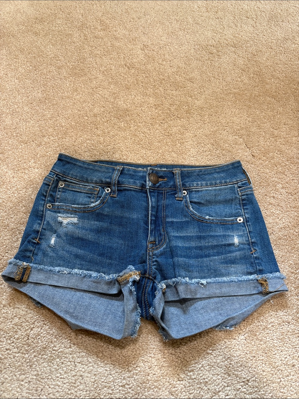 American Eagle Outfitters Distressed Denim Shorts